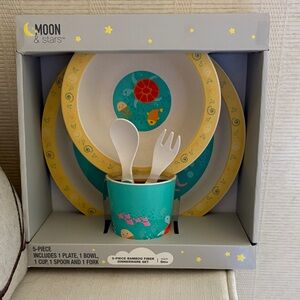 Bamboo Fiber Dinnerware Set - Multicolor